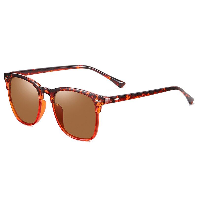 3323-BrownCARTELO Brand Women one Sun Glasses Square retro Oculos de sol Male UV400 Mirror Eyewear Classic Men Sunglasses Luxury