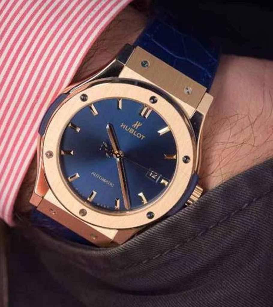 Blue Strap Analog Wrist Watch for Men Blue Strap Analog Wrist Watch for Men