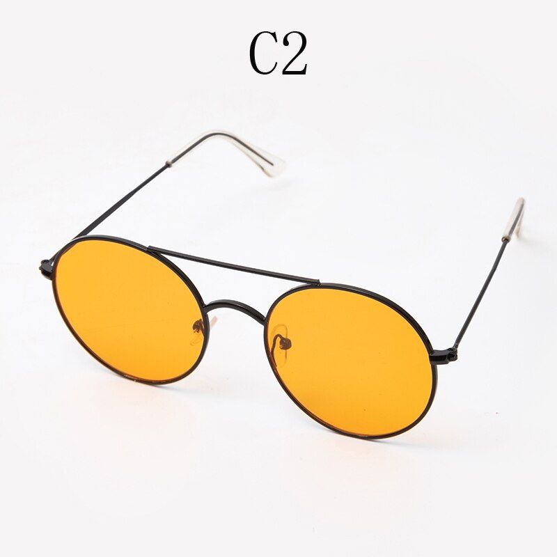 9-BLS875-C2Pilot Sunglasses Women/men Classic Aviation Sun Glasses Brand RealRound Eyewear UV400 9-BLS875