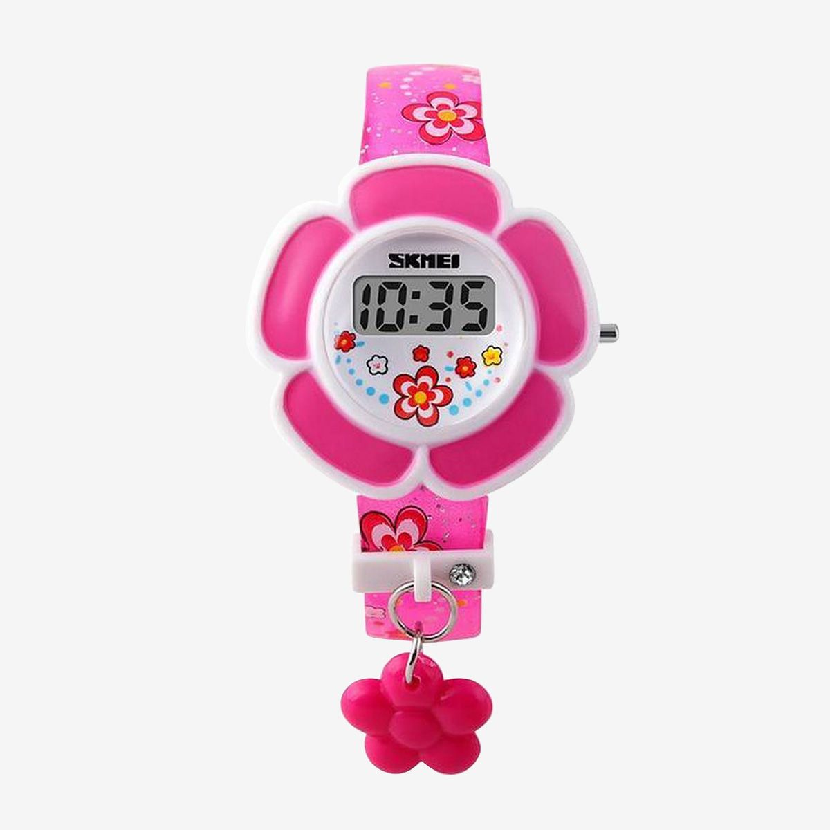 SKMEI Creative Fashion Cool Sunflower Cute Kids Watches Children Watches LED Cartoon Silicone Digital Children Watch For Girls