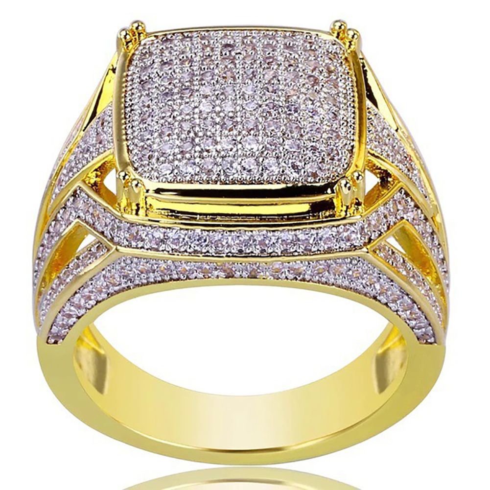 Shiny Jewelry Women Engagement Wedding Bridal Groom Ring