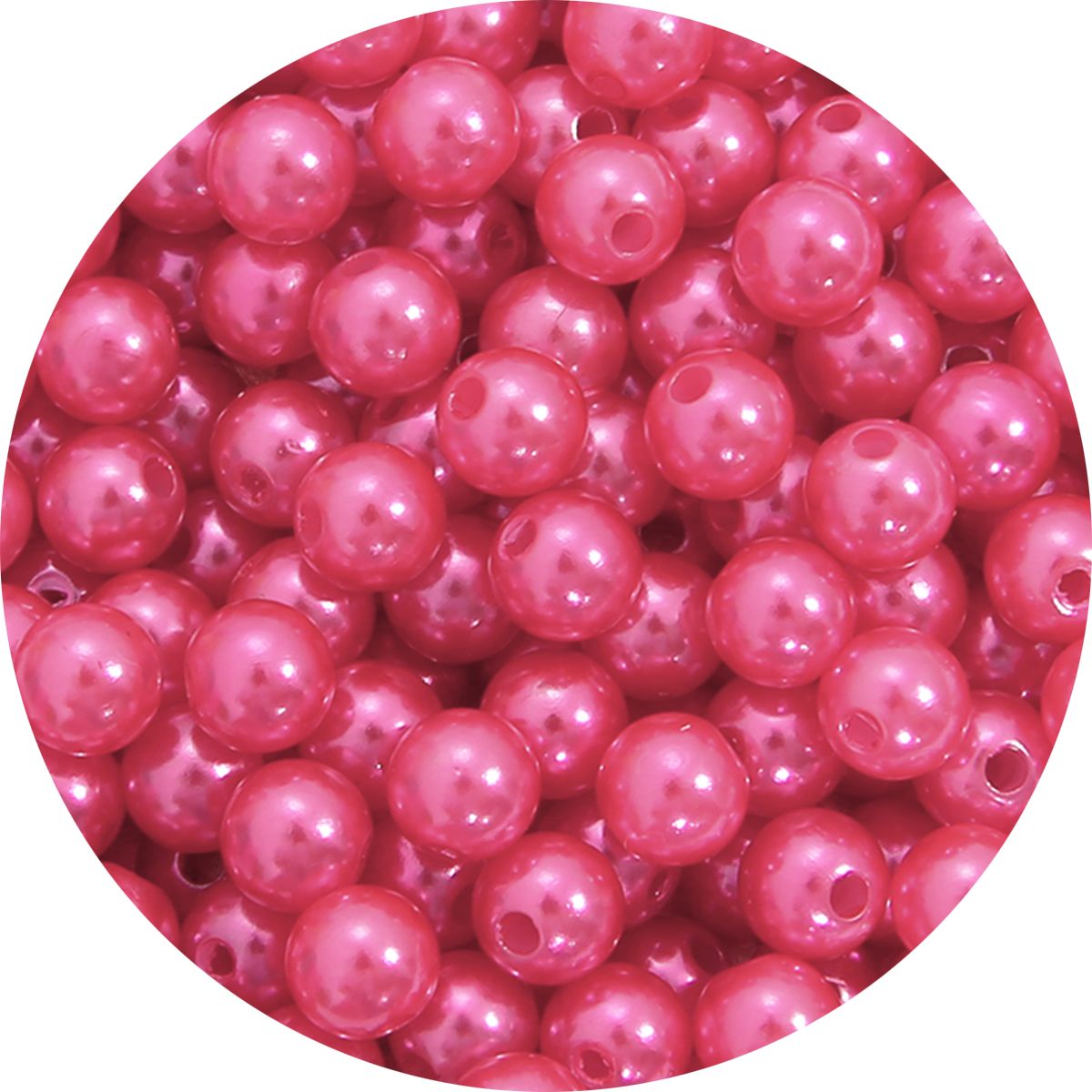 30-1000pcs Colourful ABS Acrylic Round Pearl Spacer Loose Beads for DIY Jewelry Making