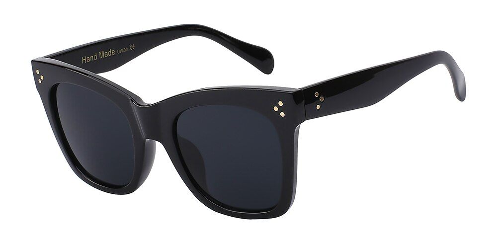 C1 Gloss blackXIU Sunglasses Women Brand Designer Retro Vintage Sunglass Fashion Female Sun glasses Big Frame UV400