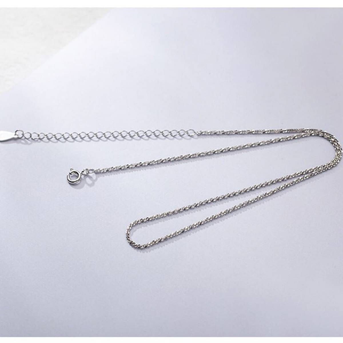 AOMU S925 Starry Collar Simple Punk Culb Choker Necklace Collar Statement Clavicle Chain Necklaces for Women Jewelry