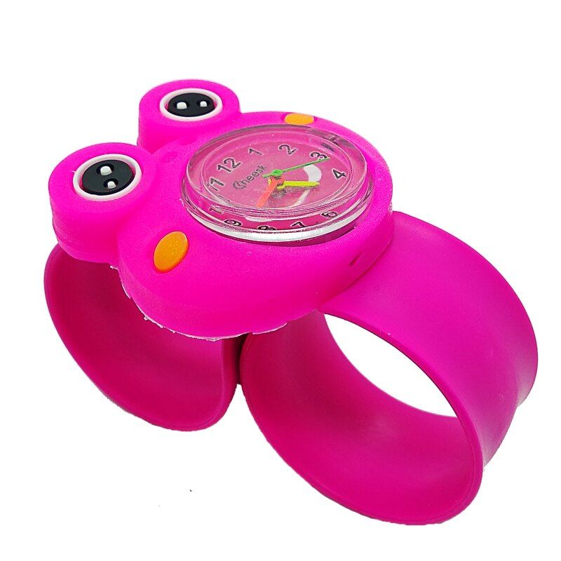 Tiger Toy Children Watches for Girls Students Clock Cartoon Bee Pattern Kids Watch for Boys Children Gift Rubber Sport Kid Watch