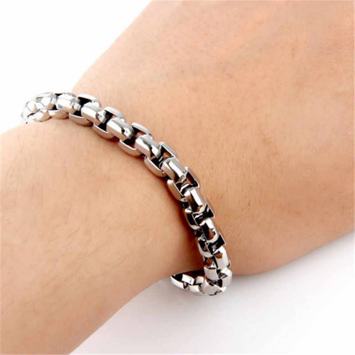 Men steeliness steel Bracelet