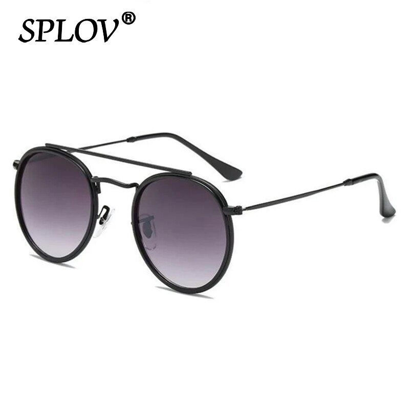Retro Round Metal Sunglasses Men Women Steampunk Brand Designer Glasses Metal Frame Shades Fashion Eyewear Oculos De Sol UV400