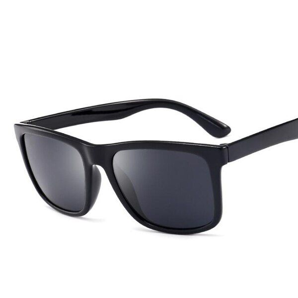 Bright Black Black2021 Brand Designer Multi Color Square Polarized Sunglasses Mens Driving Sun Glasses Men Women UV400 Oculos Gafas Masculino