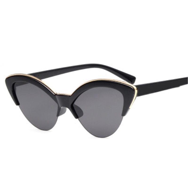 Butterfly Cat Eye Sunglasses Women 2018 Brand Designer Blue Fashion Sun Glasses For Women Trendy Tinted Color Shade UV400