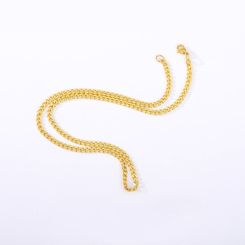Initial necklace For women gold stainless steel Necklace Old English Font letter necklace women цепь Collier femme collier