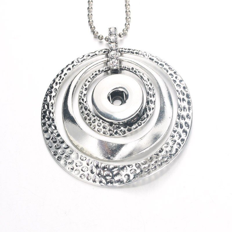 High Quality Snap Button Pendant Pearl Necklace Fit 18mm Buttons For Women Charm Fashion Interchangeable jewelry