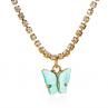 Women Fashion Butterfly-Shaped Pendant Neckle Clavicle Chain Jewelry Gift