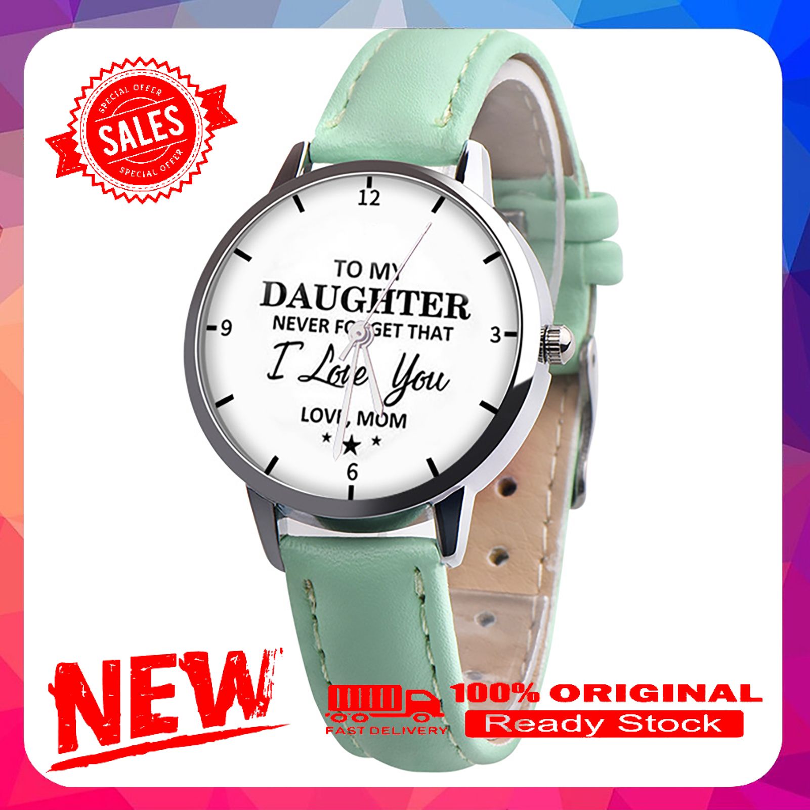 Women Watch Individual Special Design Faux Leather Band Ideal Wristwatch for Gifts