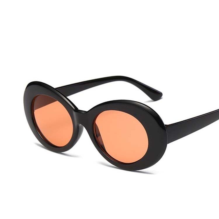 Black yellowRound Mirrored Sunglasses Women Brand Designer Vintage Sunglasses Luxury Brand Sun Glasses Female Gafas De Sol