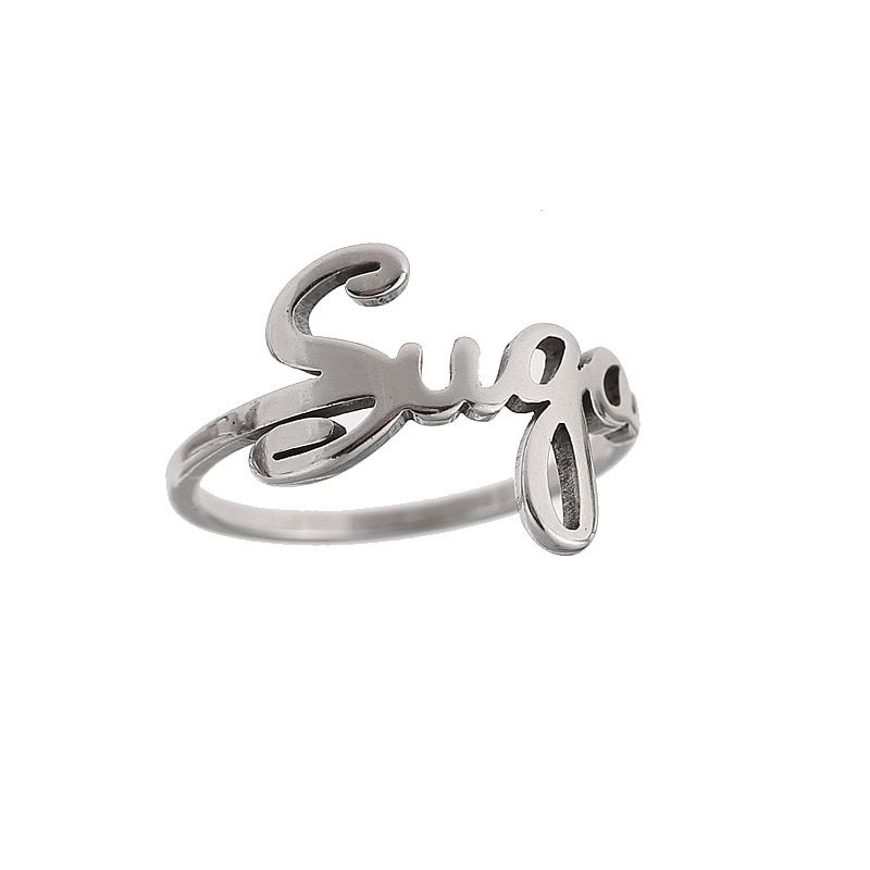 Kpop Bangtan Boys  Logo Ring Silver color JHOPE V JIMIN JUNG KOOK RM JIN SUGA  Jewelry