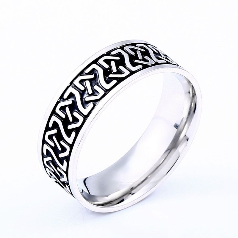 Beier 316L Stainless steel Fashion Style MEN and women fashion Odin Norse Viking Totem Amulet Rune words  Rings Jewelry LR-R143
