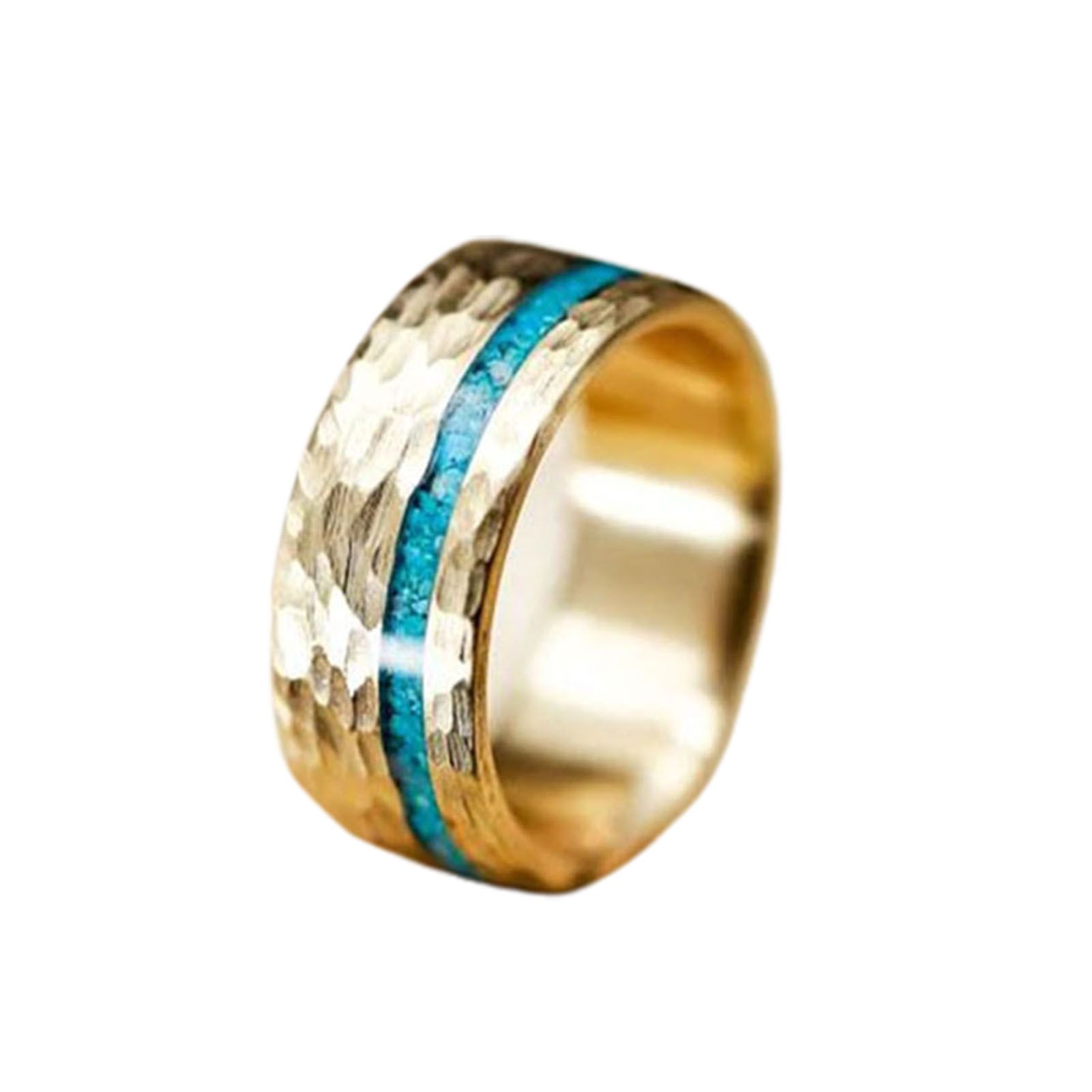 Men Ring Colorful Polish High-end All Match Women Circlet for Gift