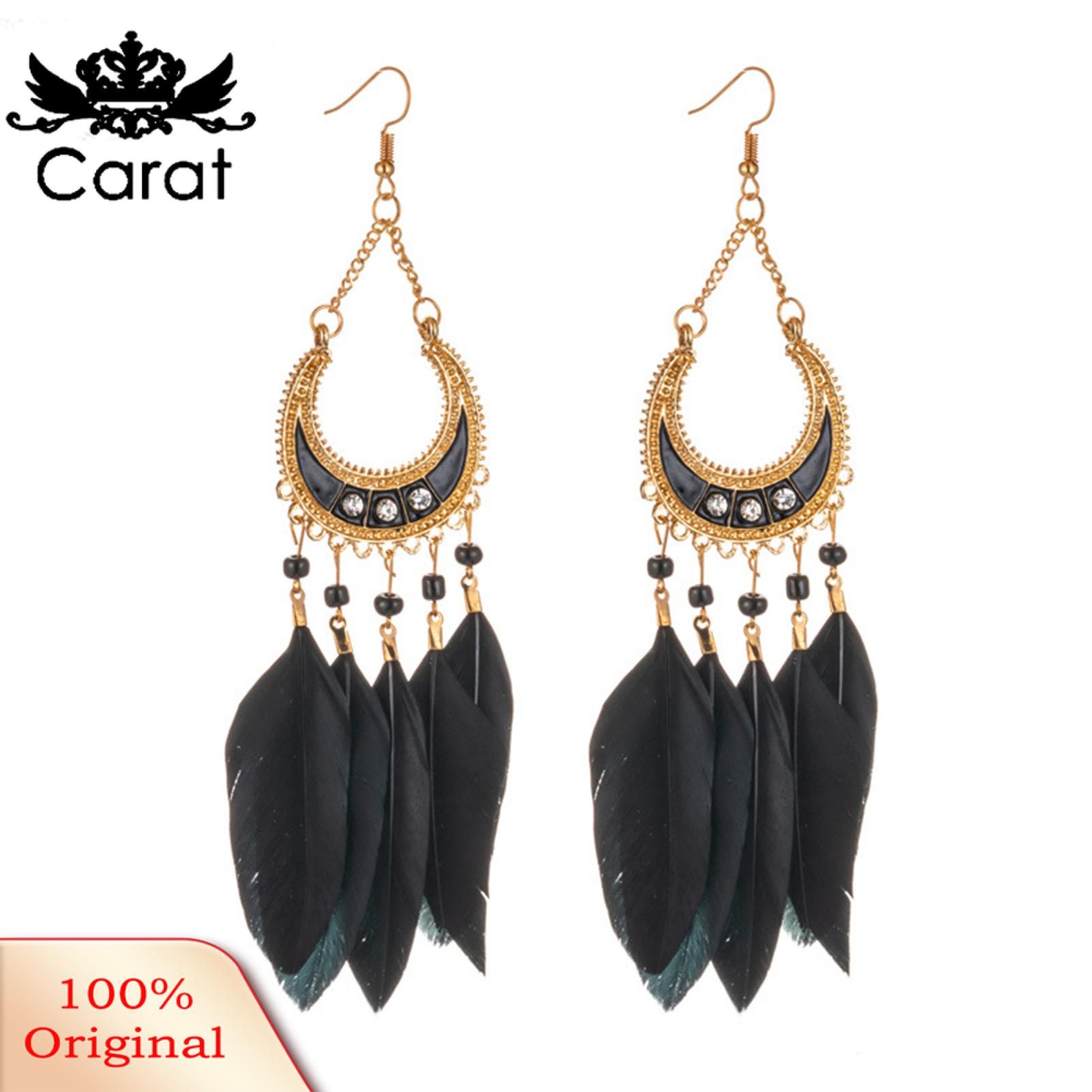 Carat Lady Drop Earrings Good Workmanship Exquisite Lady Boho Dangle Earrings