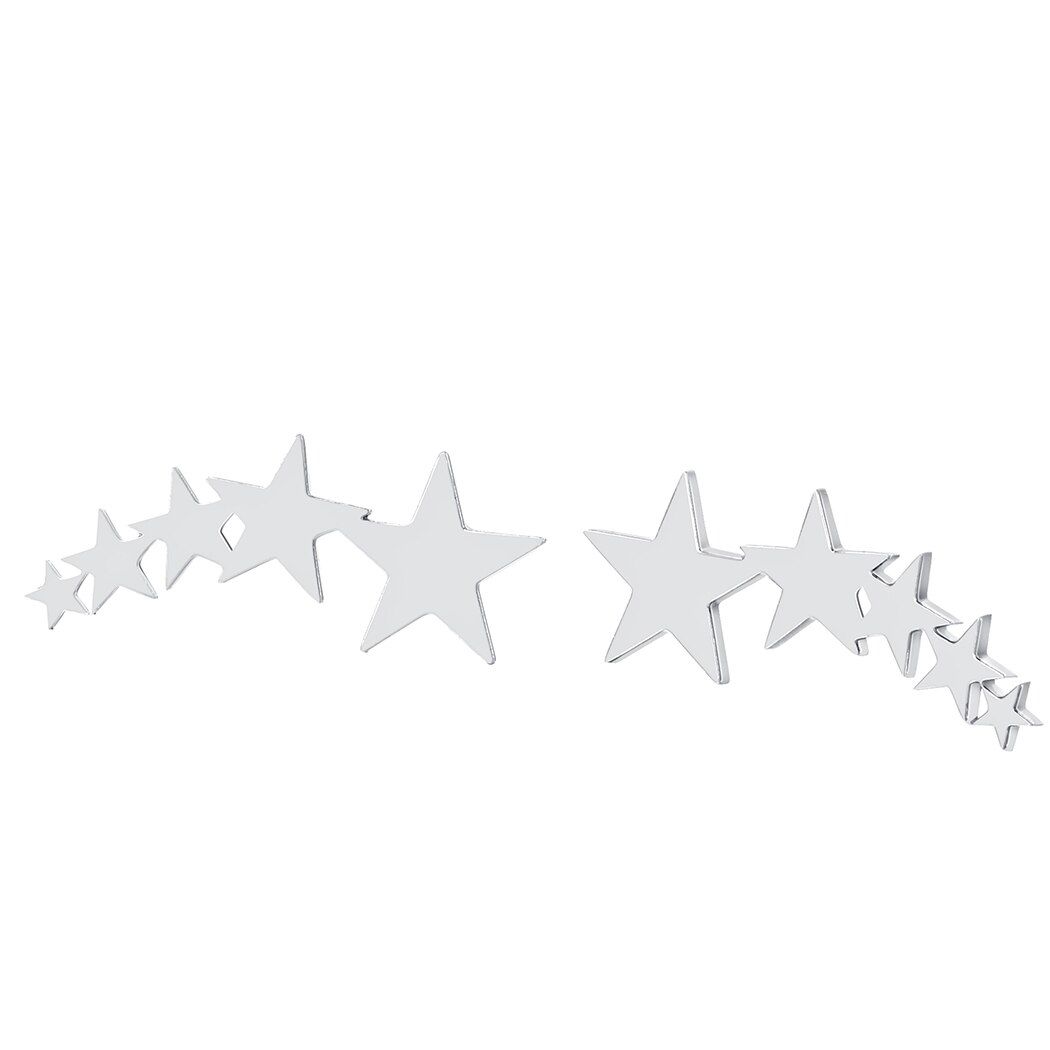 Cxwind Three Heart Stud Earrings for women Geometric Earrings female 2019 Fashion Statement Jewelry Oorbellen Accessories