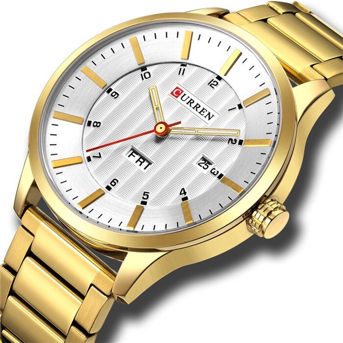 CURREN 8316 Mens Watches Fashion Men Casual Military Sports Watch Waterproof Date Clock Male Steel Wristwatch Masculino