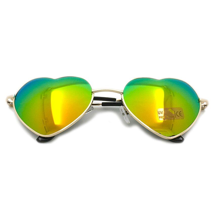 Sunglasses No 11FOENIXSONG Brand Designer Sunglasses for Men Women Style Hearts Frame UV400 Mirror Sun Glasses Vintage Eyewear