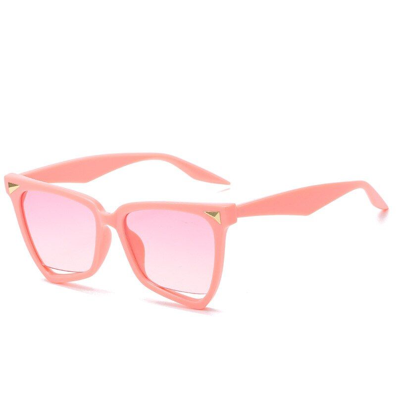 C5SWEET BASIL Square Rivet Cat Eye Sunglasses For Women 2019 Fashion Colorful Frame Vintage Polygon Eyewear Men Shades Oculos