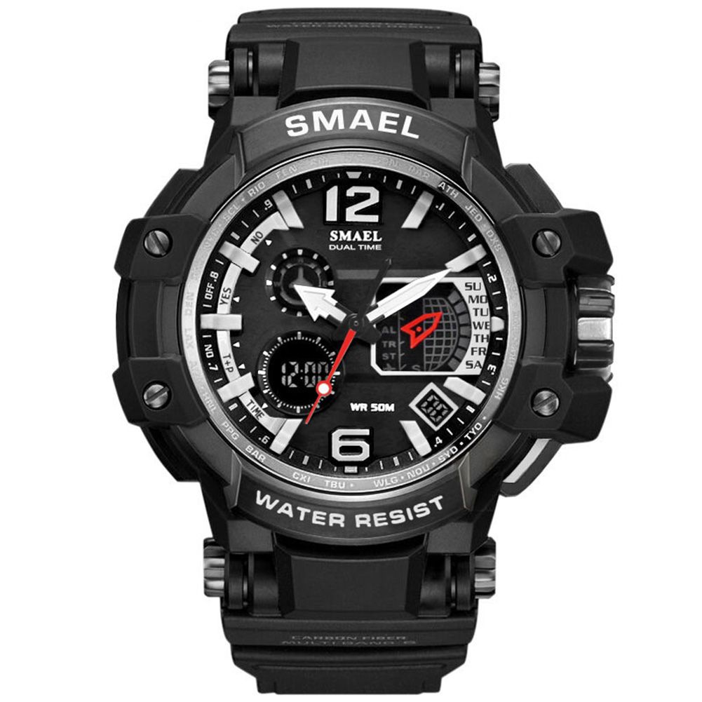 Fashion Men Waterproof Balight Sports Electronic Digital Wrist Watch