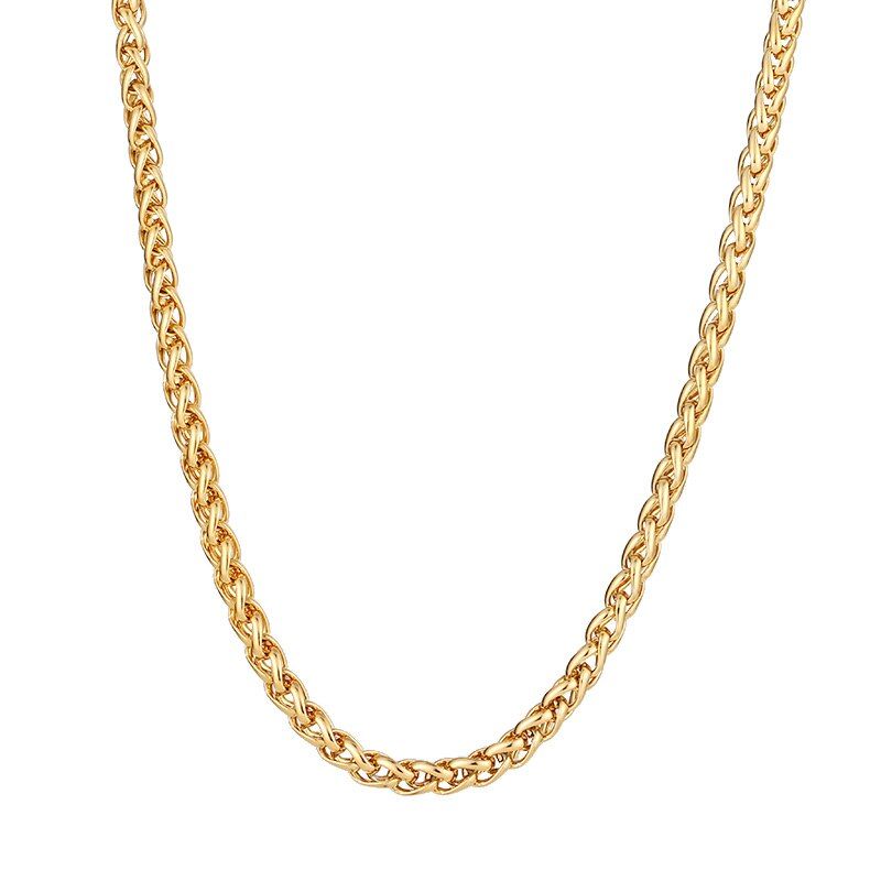 CACANA Stainless Steel Chain Necklaces For Man Women Gold Silver Color For Pendant Flower Basket Donot Fade Jewelry N1914