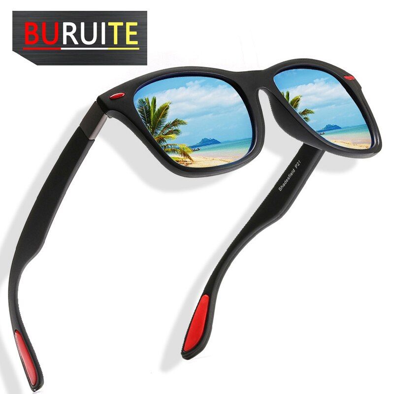 C3NEW DESIGN Ultralight TR90 Polarized Sunglasses Men Women Driving Square Style Sun Glasses Male Goggle UV400 Gafas De Sol