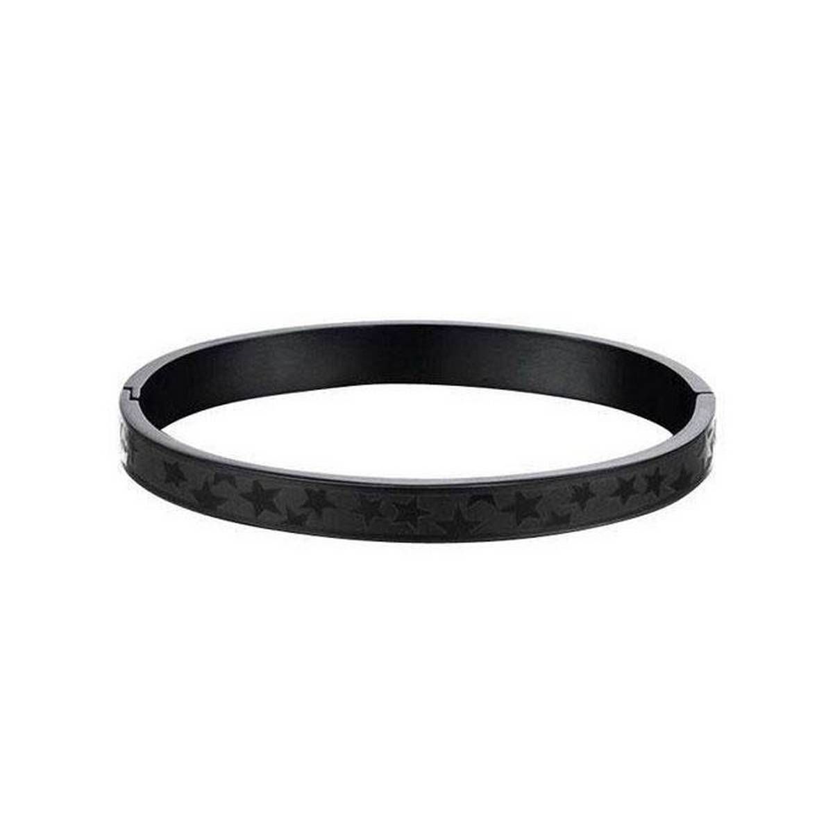 Stainless Steel Cuff Bracelets For Men - Black
