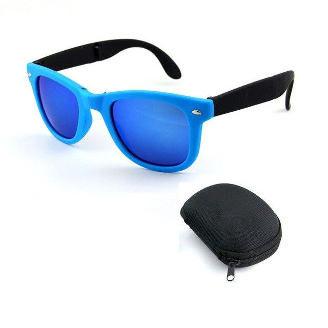 ATKY4015ZD-7 Without BoxPsacss Vintage Square Sunglasses Women Men Brand Designer Women's Folding Fashion Portable Sun Glasses gafas de sol mujer