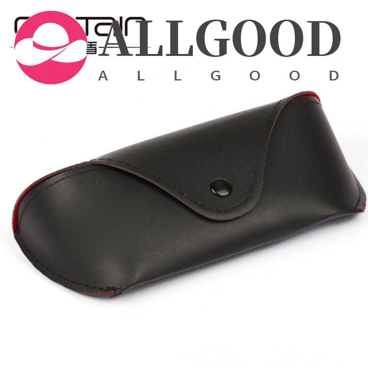 Sunglasses leather glasses case Soft case snap-button sunglasses case Retro sunglasses case