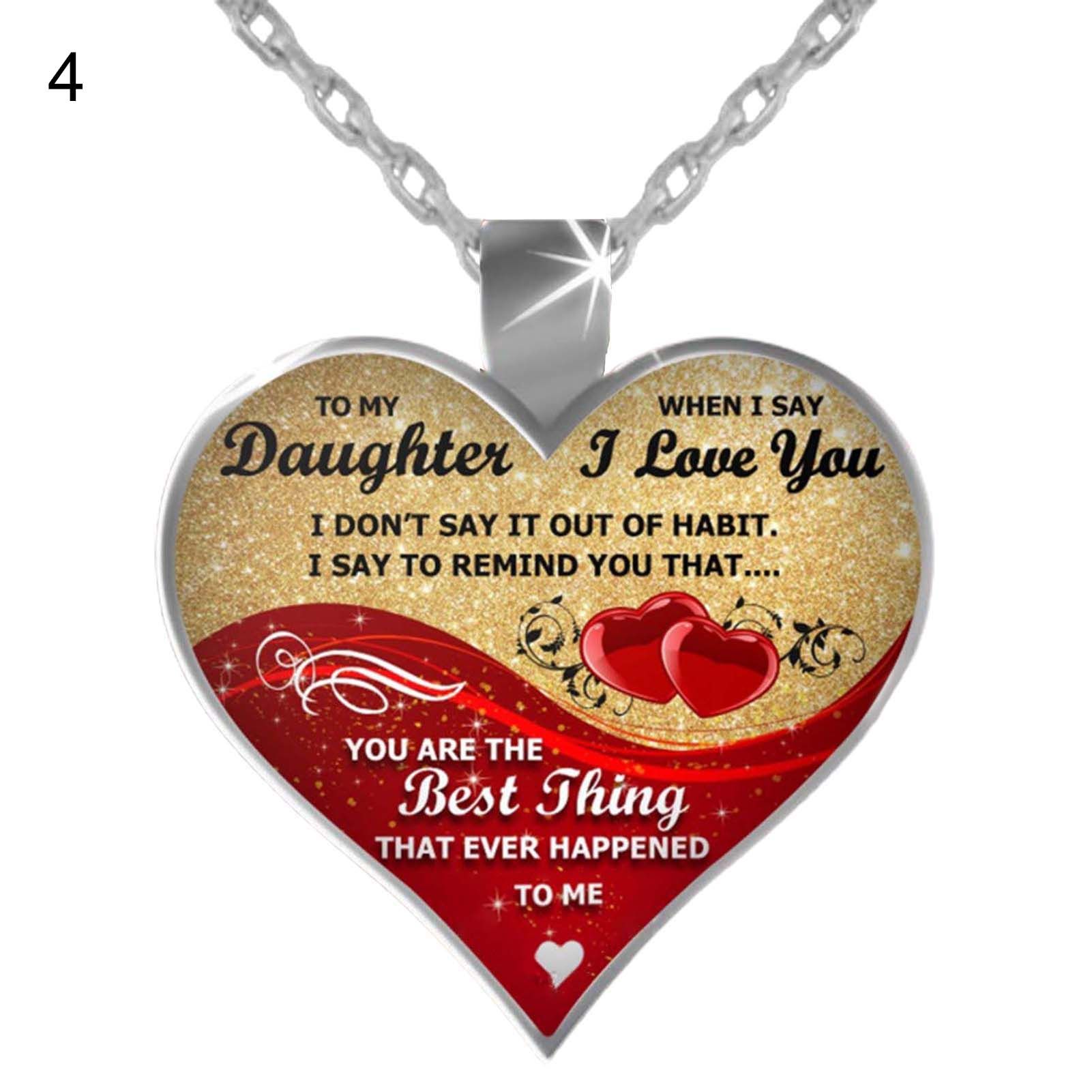 Party Neckle Fine Workmanship Heart Pendant Jewelry Neckle