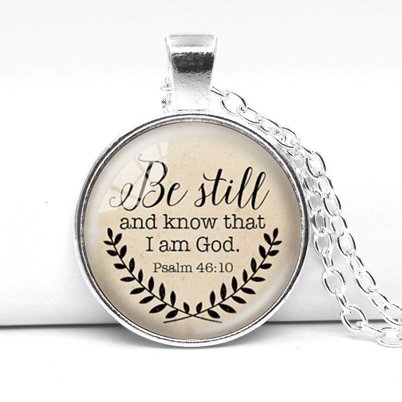 Christian jewelry Inspirational Jesus Vintage Chain Necklace Faith Bible Pendant She believed she could,so she did.
