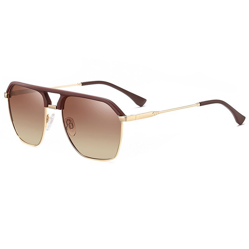 3340-BrownNO.ONEPAUL Women Classic Sun Glasses Eyeglasses Accessories Glasses Rectangle Shades For Men Fashion Womens Polarized Sunglasses