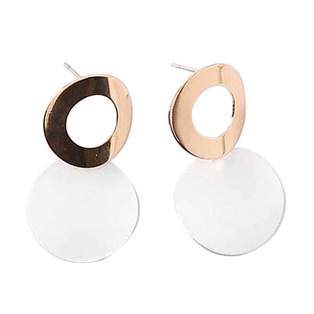 Party Women's Simple Hollow Out Round Drop Dangle Stud Earrings Jewelry Gift