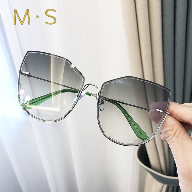 C52019 Cat Eye Fashion Women Sunglasses Brand Designer Luxury Vintage Sun glasses Big Full Frame Eyewear Women Glasses UV400