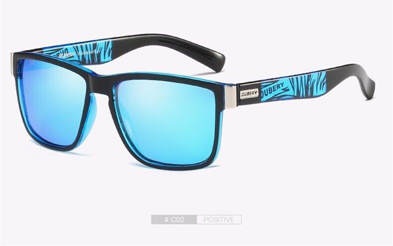 518A2DUBERY Brand Design Polarized Sunglasses Men Driver Shades Male Vintage Sun Glasses For Men Spuare Mirror Summer UV400 Oculos