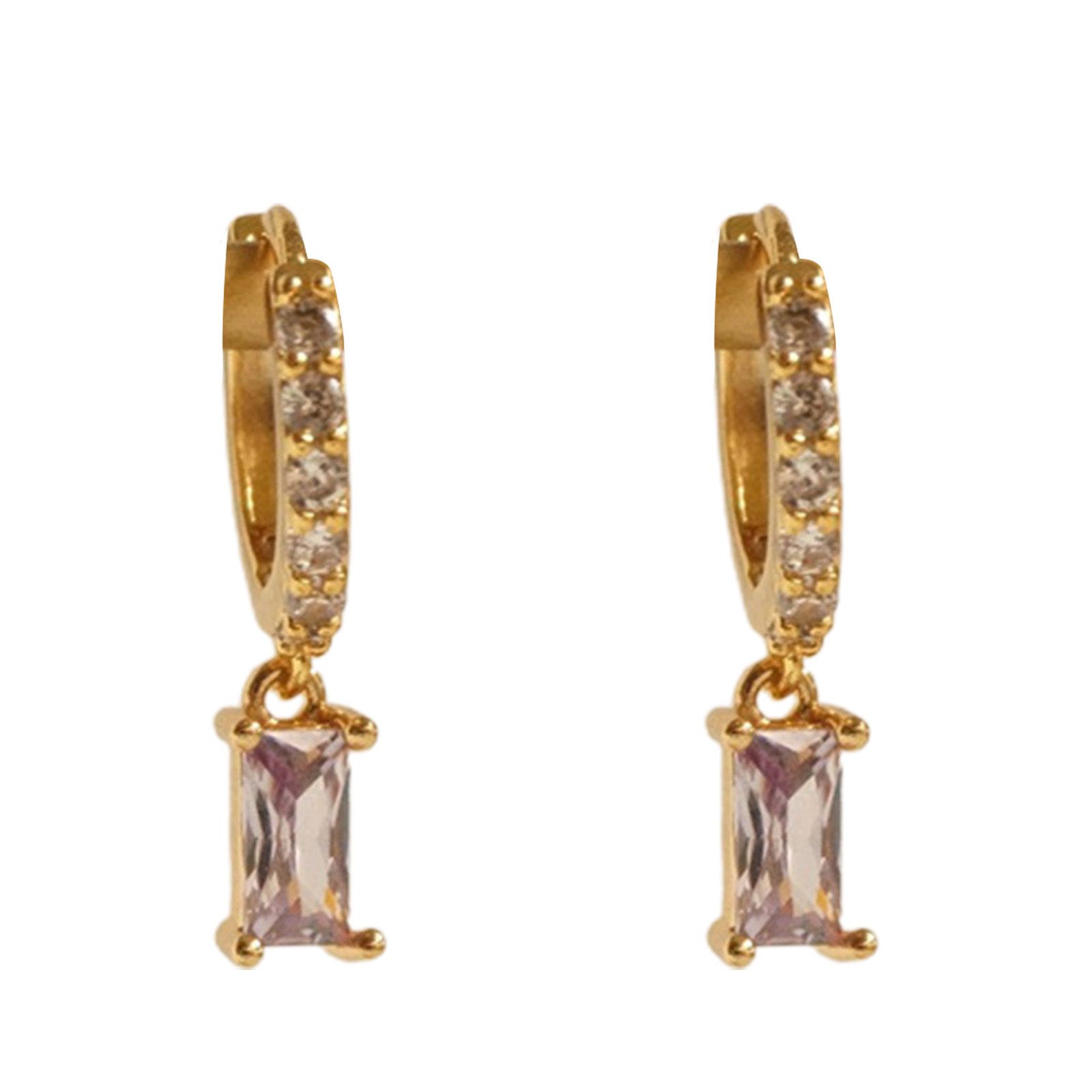 Wedding Earrings Rhinestone Delicate Geometric Earrings