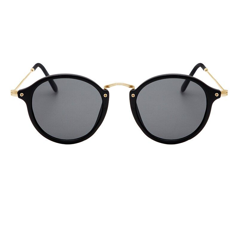 C22019 Arrival Round Sunglasses coating Retro Men women Brand Designer Sunglasses Vintage mirrored glasses