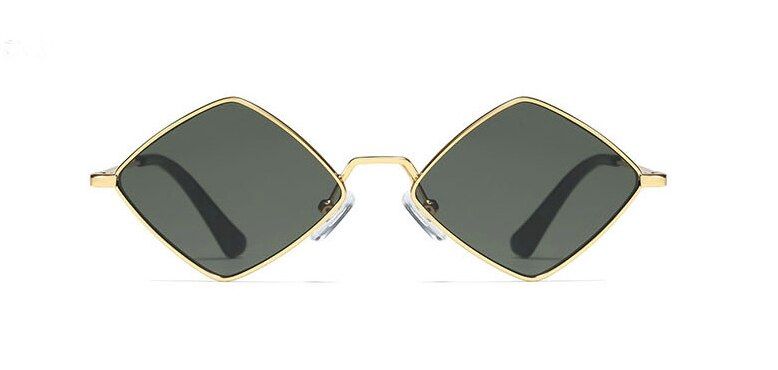 C2 green G1545916 Small Square Frame Sunglasses Men Women Fashion Shades UV400 Vintage Glasses