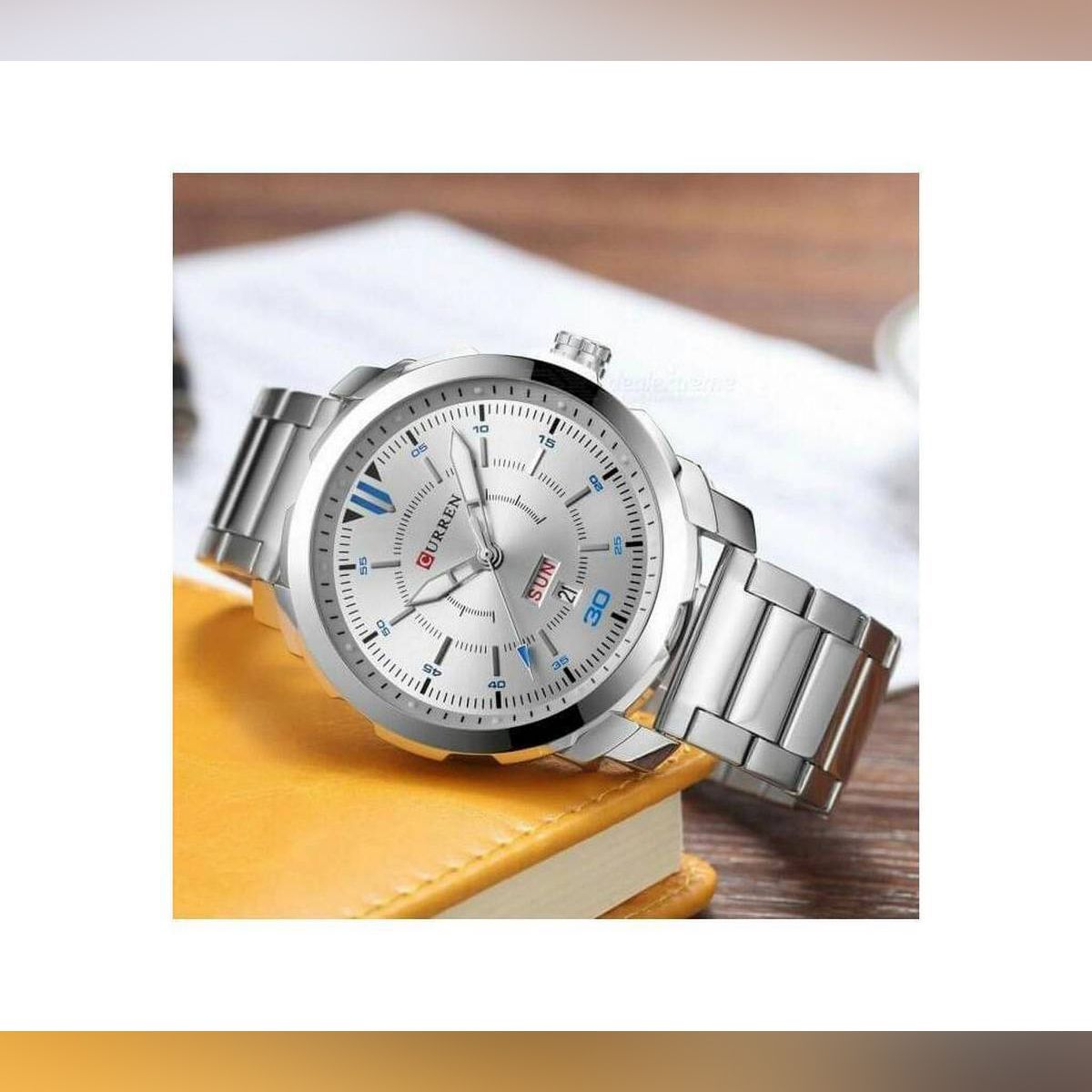 Curren Stainless Steel Analog Watch for Men