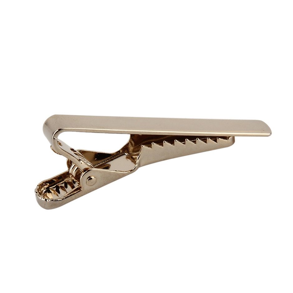 Men Fashion Short Simple Alloy Tie Clip Wedding Necktie Tie Clasp Clip