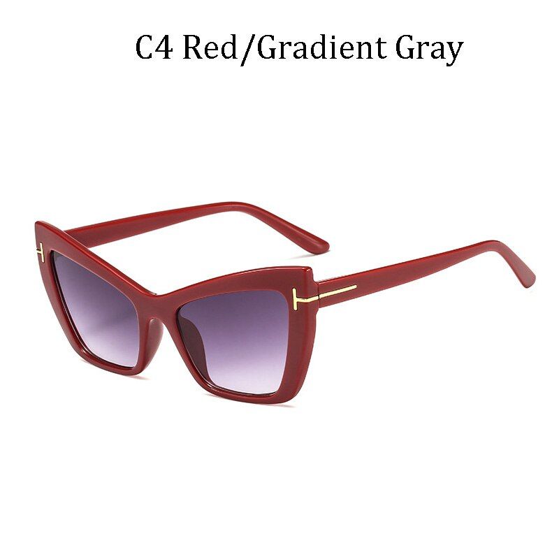 9024 C42020 Luxury brand Cat Eye Fashion Women Sunglasses Uv400 Vintage Brand Design Sun Glasses Plastic Sunglasses Oculos UV400