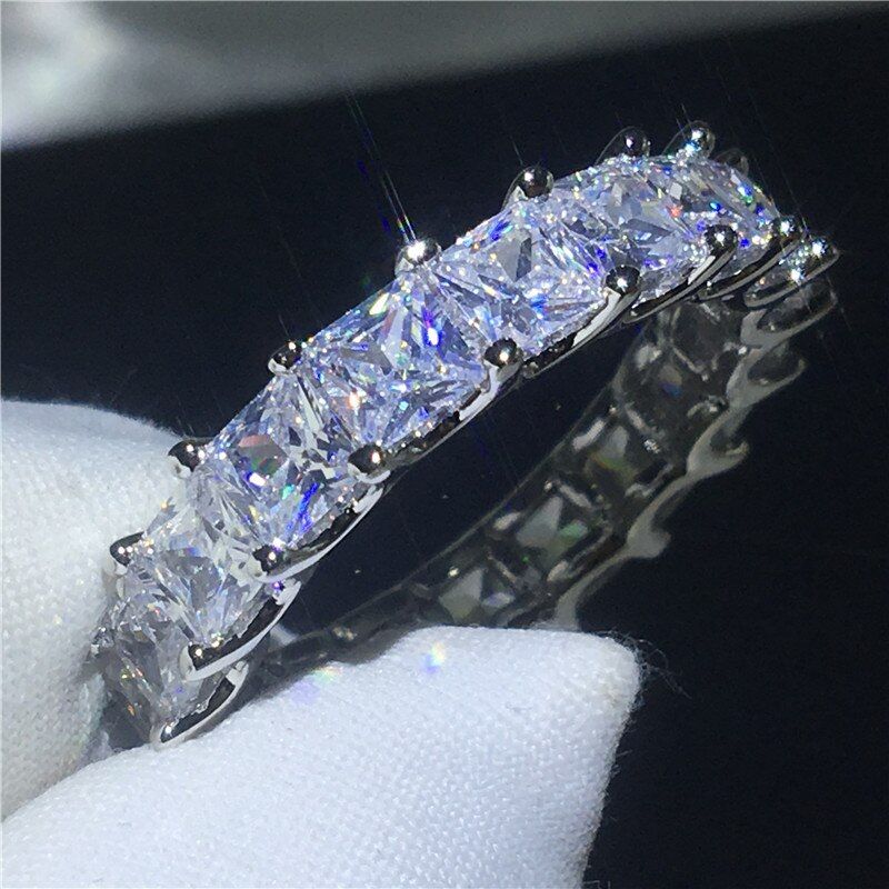 choucong 9 Styles Eternal Finger ring 5A zircon Cz 925 Sterling silver Engagement Wedding Band Rings For Women Men bijoux Gift