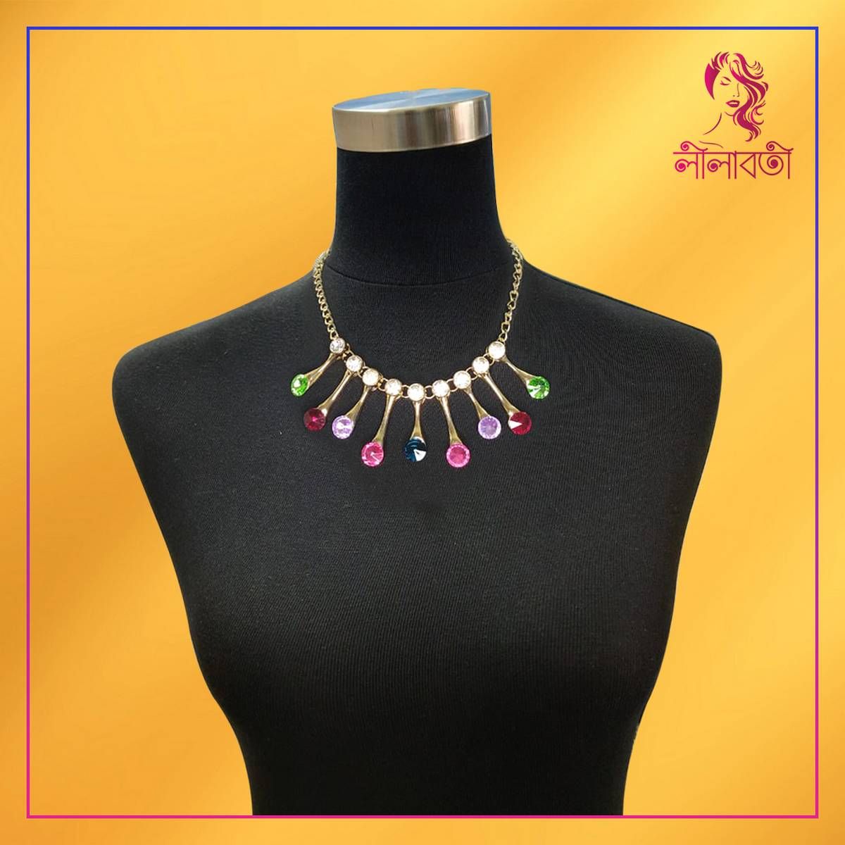 FASHIONABLE MULTI COLOR NECKLESS FOR WOMEN WEDDINGS, PARTIES