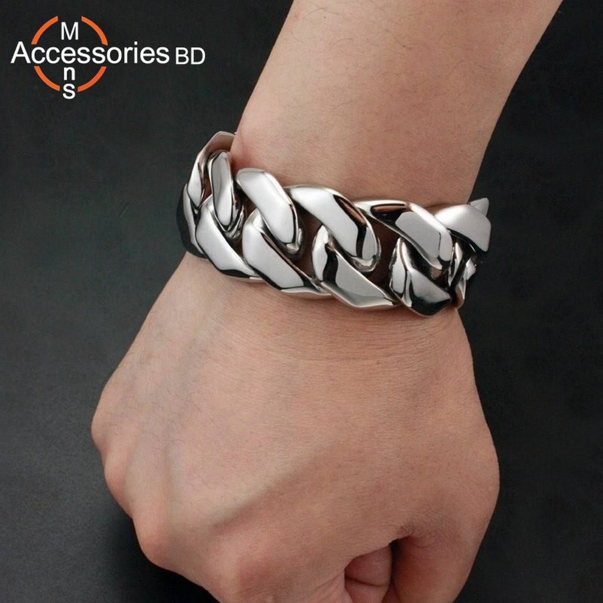 Men's Stainless Steel Bracelet - 1pc