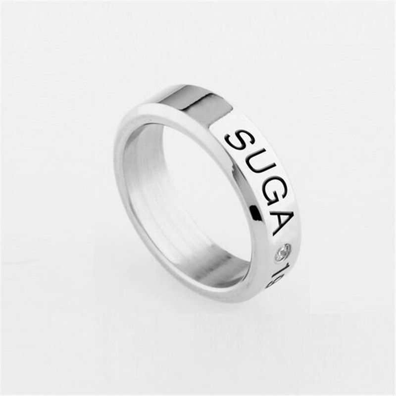 Kpop  Ring Stainless Steel JHOPE Finger Rings Jewelry Rings Accessories for Men Women Female Bangtan Boys Jewelry