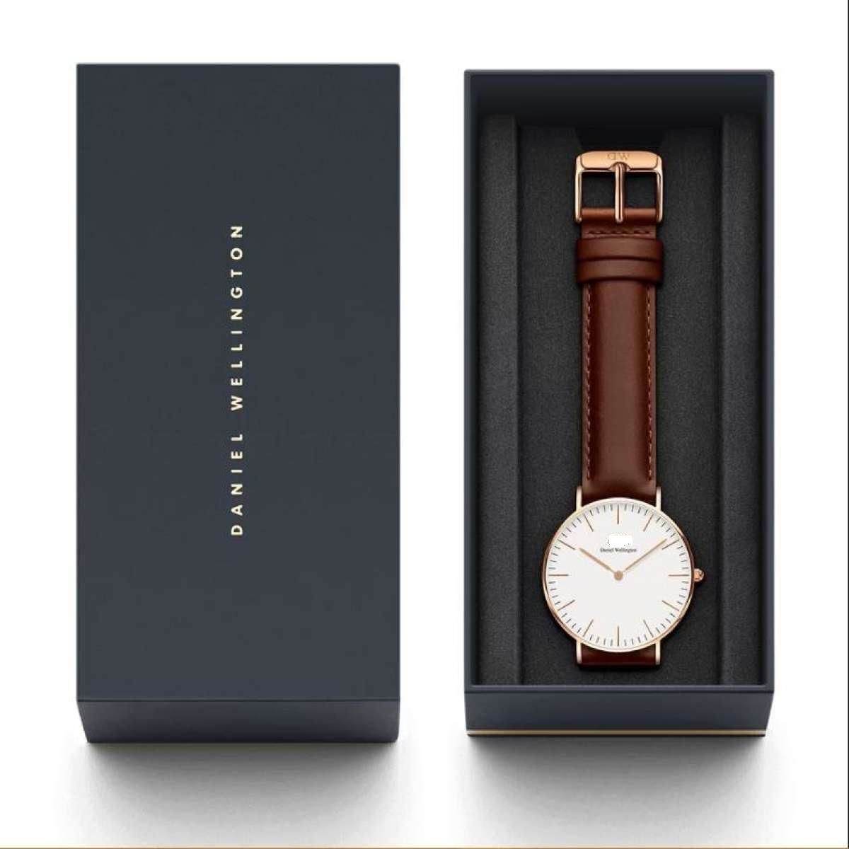 Leather Analog Watch For Men