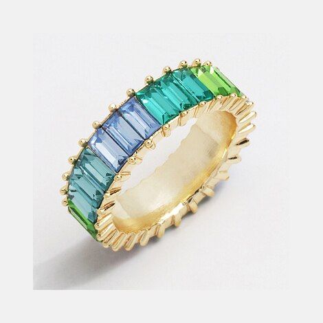 14 colors gold thin gold silver color ring line micro pave cz eternity stack silver color rainbow cz women ring